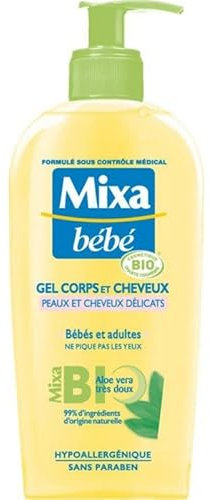Mixa Bébé Duschgel Body & Hair 250ml (4 Stück)