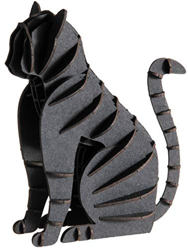 Fridolin 11635 3D-Papiermodell - Katze schwarz