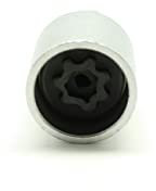 TEMO 533 Radsicherungsmutter Schraube Demontage Schlüssel Anti-Diebstahl Radmutter Buchse S3056 für VW Audi Vag Volkswagen Fahrzeuge