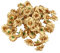 HEALLILY 50 Stück Gold Kunstseide Rose Blume Köpfe für Hochzeit Blume Wand DIY Handwerk Party Dekoration Kunstblumen Dekor 4. 5Cm