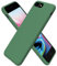 ORNARTO Coque pour iPhone 8 Plus en Silicone, iPhone 7 Plus Protection Complète du Corps,Case Fine en Caoutchouc Liquid Silicone Protection Anti-Choc Housse Étui 5,5 -Trèfle