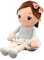 Uposao Kuschelpuppe Weiche Stoffpuppe, 50CM Mädchen Plüschpuppe Gefüllte Puppen mit Kleidung Haaren Niedliches Märchen Prinzessin Stofftier Fee Spielzeug Weihnachten Geschenk Für Baby Kinder,Grün