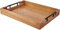 40cmx30cm Wooden Serving Tray, Suitable for Bedroom, Living Room,Huge Capacity Decorative Trays (Wood)