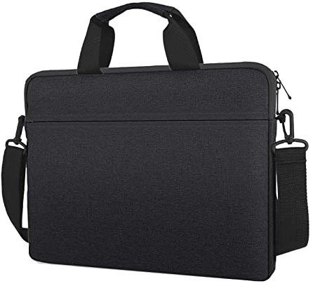 JOOEER Borsa Laptop Custodia per 14 Pollici MacBook Pro, 15 Pollici Macbook A1707/A1990/A2941/A3114, 14-15 Pollici Computer PC, Protettiva Impermeabile Borsa Tracolla per Laptop con Maniglia, Nero