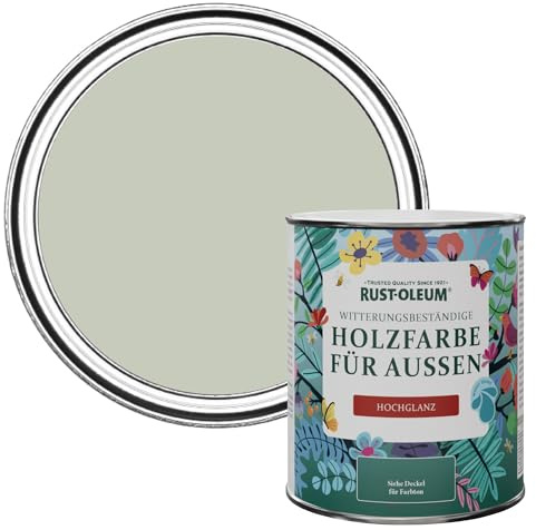Rust-Oleum Green Mould-Resistant Garden Paint In Gloss Finish - Aloe 750ml