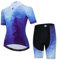 Damen-Fahrradtrikot-Set, Sommer-Kurzarm, Mountainbike-Shirt und Shorts, Set für MTB-Anzug, Fahrradbekleidung, T2012-1, XS
