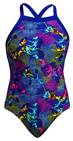Funkita Badeanzug Damen Oyster Saucy X-förmige verstellbare Träger