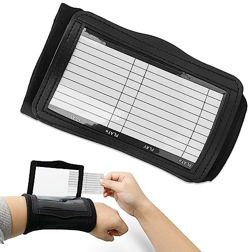 Aoreun Football Wrist Playbook, Softball-Armband Playbook fußballspiel-armbänder – jugendfußballausrüstung Professionelles Basketball-Coaching-Board für Schilder
