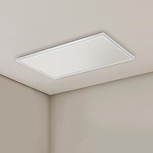 EVOKOR Infrarotheizung Deckenmontage 660W, Infrarotheizung Heizplatte Heizkörper Heizpaneel, Infrarot Deckenheizung mit Überhitzungsschutz, Elektroheizung Energiesparend-1030 * 630mm
