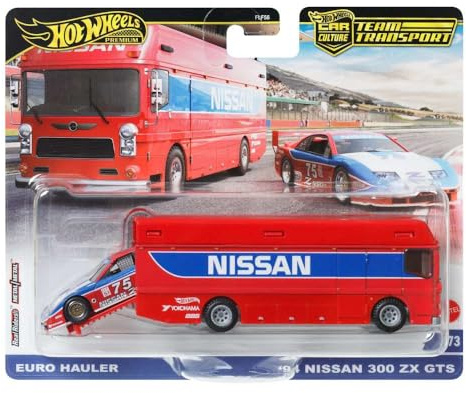 Hot Wheels Premium Team Transport Euro Hauler & '94 Nissan 300 ZX GTS HRV44