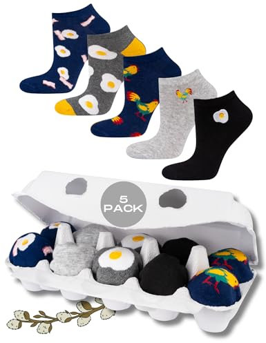 soxo Ostern Geschenke Für Frauen Damen Socken Herren Lustige Geschenk Für Männer 35-40 Ostern 5 Paar