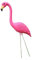 Dualoai Lebensechte Rosa Flamingo Garten Rasen Kunst Ornamente Dekor, Hoch schauen, 80x40cm…