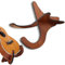 Gitarrenständer Holz, Gitarrenhalter mit Weichem Gummi, Klappbar & Tragbar X-Frame Gitarrenständer für Akustikgitarre, Stabiler Anti-Rutsch Gitarrenständer, für Akustikgitarre, für E-Gitarre