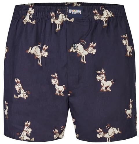 Happy Shorts X Herren Boxershorts, Boxer und Shorts mit Suspense, Farbe:Design 07, Grösse:L