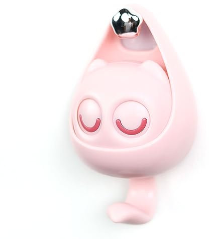 Mjaie Animal Wall Hooks Waterproof Hangers for Kids Clothes Bags Cartoon Cat Hook No Drill Sticky Hangers Cute Door Hook Animal Waterproof Hooks Kids Towel Hooks