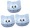 Amosfun Lot de 12 Minuteries De Cuisine Rotatives en Forme De Chat pour Apprendre À Cuisiner Et À Pâtisserie