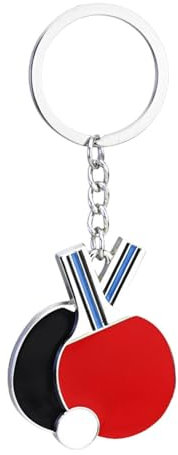 Humkopnl Porte-clés tennis de table – Porte-clés de sport avec pendentif décoratif | Porte-clés pong résistant à l'usure pour les amis, la famille, les amoureux, b, Refer to description