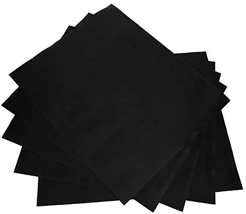 GEEKHOM Lot de 5 tapis de cuisson pour barbecue, 40 x 33 cm, anti-adhésif, résistants à la chaleur, réutilisables, papier sulfurisé pour barbecue à gaz, barbecue au charbon de bois, barbecue