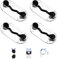 Gjinxi 4 Magnetisch Brillenhalter Edelstahl Magnetischer Brillenbänder Stark Magnet Headset Line Clip Ausweishalter Badge Sonnenbrillenclip für Brillen Sonnenbrillen Lesebrillen Ohrhörer Ausweis StilC