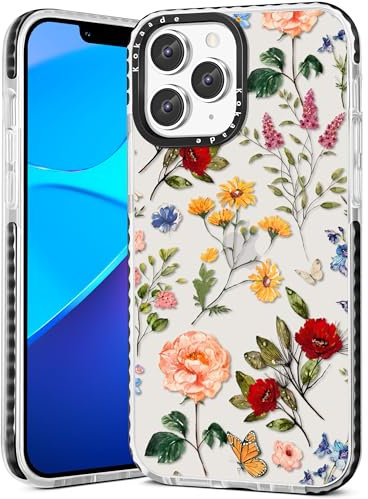 Kokaade for iPhone 11 Pro Max Case for Women Girls - Cute Kawaii Retro Flower Design Fashion Phone Cover Girly TPU Funda for iPhone 11 Promax