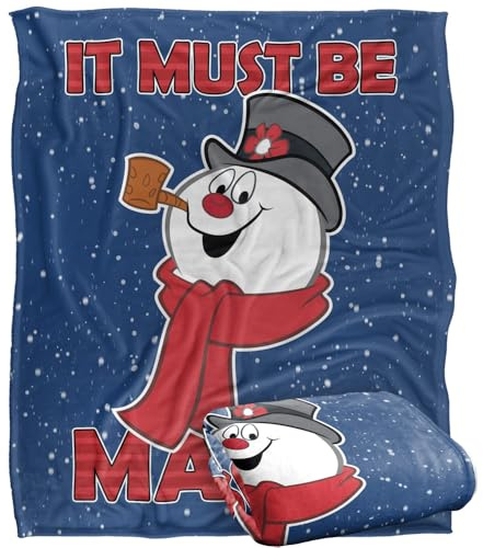 FROSTY THE SNOWMAN Blanket, 152 x 127 cm It Must Be Magic Silky Touch Super Soft Throw Blanket
