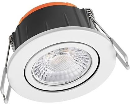 Ledvance LED-Spot Combo Adjust Aluminium, Weiß, 6 W, 600 lm, 60D – 827-830-840 CCT | 82 mm – Durchmesser 68 mm – IP65 – bessere Farbwiedergabe