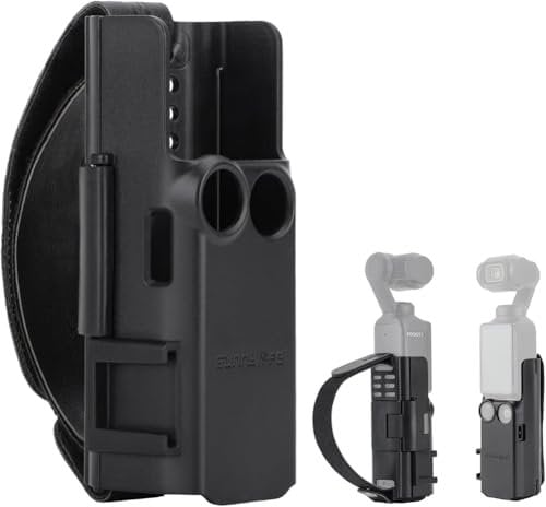 Extension Adapter Mount for DJI Osmo Pocket 3, Hand Strap Wrist Lanyard with Cold Shoe Mount, Compatible with Microphone, Tripod, Light & Protective Frame Accessories
