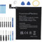 Fuworance 5160mAh 3.87V BN57 Batterie de Remplacement Compatible avec Xiaomi Poco X3 NFC M2007J20CG M2007J20CT Téléphone Intelligent Mobile Lithium-ION Rechargeable Batterie avec Un kit d’Outils