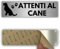 LEIASA | Segnale adesivo Attenti al cane - 5x18 cm - Spessore 0,8 mm - Alluminio - Targa Attenzione Cane da Guardia - Segnale Precauzione Cane - Cartello adesivo 3M (Cartello Attenti al cane)