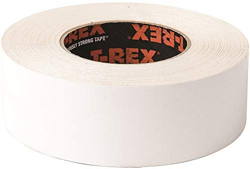 T Rex Tape Ferociously Strong Waterproof White Duct Tape, 48mm x 27m. A high strength duck or gaffer cloth adhesive repair tape that is also UV resistant from the makers of the original Duck tape