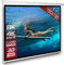 Alphavision SlenderLine Beamer Rolloleinwand 180 x 180 cm | Format 1:1 | 1,2 Gain | Full-HD 4K 8K & 2D/3D geeignet | manuelle Rolloleinwand für Heimkino und Präsentation | 4-Kant Gehäuse