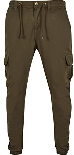 Urban Classics Herren Cargo Jogging Pants – Regular Fit Jogger mit Cargo-Taschen, Baumwolle, tapered Schnitt, ideal für Freizeit, Streetwear & Alltag