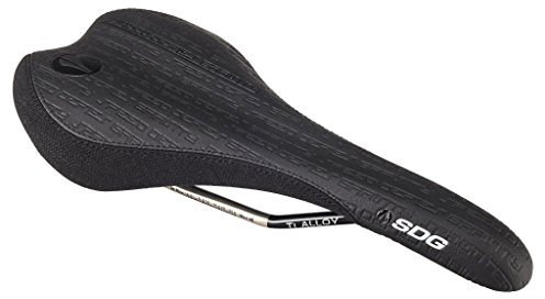 SDG Sattel Circuit MTN Titan/Aluminium, Schwarz/Türkis MTB