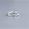 PRAK Damen 925 Sterling Silber Luxus Ringe,Silber Mode Für Frauen Einfache Ring Ring Mode 925 Einfache Modeschmuck Einfache Krone Umwerfenden Blickfang/Einstellbar