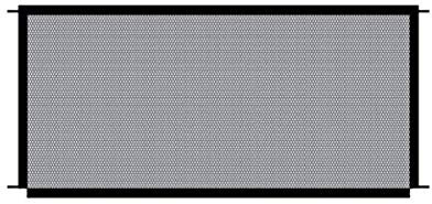 Pet Isolation Net, Dog Barriers Door Portable Mesh Stair Gate Portable Safety Fence Folding Pet Safety Gate for Hall Doorways Stairways Kitchen Balcony (110cm*75cm)