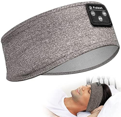 Perytong Sleep Headphones Bluetooth Headband, Soft Sleeping Wireless Music Sport Headbands,Long Time Play Sleeping Headsets with Built in Speakers Perfect for Sleep,Workout,Running,Yoga,Travel