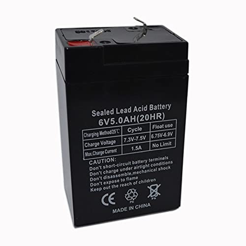 Batterie ricaricabili 6V 5.0AH 4AH 5AH Batterie al piombo per bambini Luci di emergenza elettroniche per auto elettriche