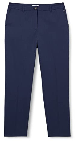 Tommy Hilfiger Hailey Slim Melange Pant WW0WW34518 Pantaloni in Tessuto, Blu (Desert Sky), 32W Donna
