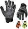 Vgo... 3 Pairs Work Glove Touchscreen with Silicone for Antislip,Utility Gloves for Delivery HGV Light Duty(X-Large, Multicolor)
