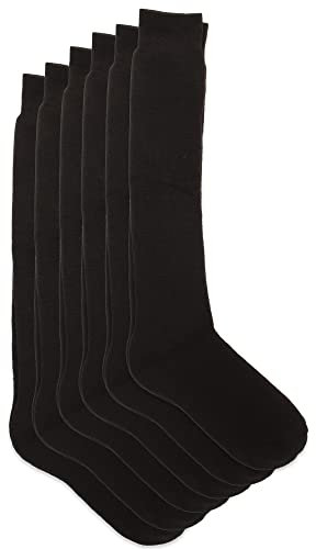 Ciocca calze lunghe uomo termiche in Pile calde morbide pesanti nero blu fantasia [813_020_11_6]