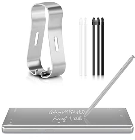 Puntas de bolígrafo para Tab S6 S, Puntas de bolígrafo S, 5 Puntas de Repuesto para lápiz Capacitivo para Note 9, Note 8, Tab S 3, Tab S4 Tab 2 (Negro)
