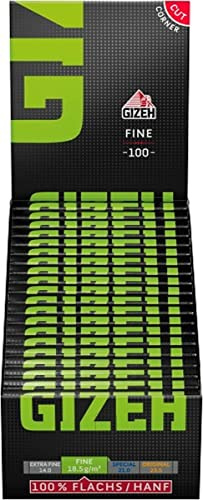 Gizeh Black Fine MAGNET - Kurzes Papier - 20 Heftchen a 100 Blättchen