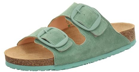 Think! Damen DUENE chromfrei gegerbte nachhaltige Wechselfußbett Sneaker, PASTELLROSA, EU
