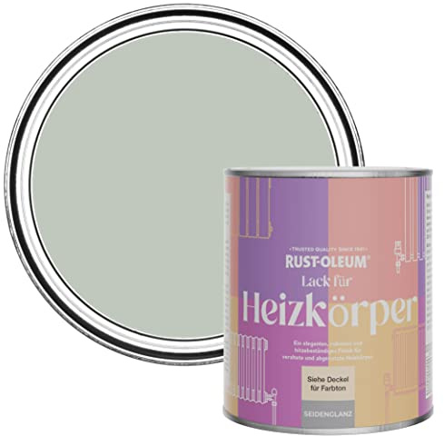Rust-Oleum Green Heat Resistant Radiator Paint in Satin Finish - Chalk Green 750ml