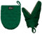 Oven Mitts Heat Resistant – (Green) Mini Oven Mitts, Silicone Gloves Heat Resistant, Kitchen Gloves for Cooking, Silicone Oven Mitts & Pot Holders Sets, Kitchen Pot Holders & Oven Mitts Sets