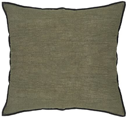 Atmosphera - Sitzkissen Linah Baumwolle - khakigrün - 45x45 cm - Grüner Khaki