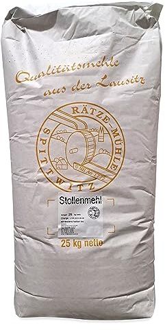 Stollenmehl 25kg von Rätze-Mühle aus regionalen, naturbelassenem Weizen
