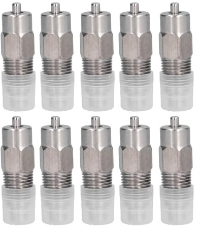 10 Stück Automatische Trinknippel Für Hühner, Edelstahl-Tränken, Schraub-Wassertrinker Für Geflügel, Hühner, Enten, Geflügel, Hühner, Wassertrinker