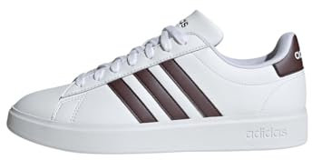 adidas Baskets Grand Court 2.0 pour Femme, Blanc Cloud White Aurora Met Cloud White, 41 1/3 EU