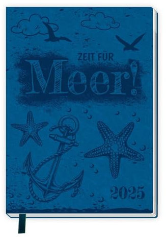 Trötsch Taschenkalender A7 Soft Touch Maritim 2025: Soft Touch Terminkalender